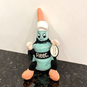 Vintage Fleet EneMan Plush Enema Man Doll Enaman w/ Tags Curto Toys